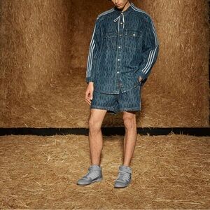 IVY PARK RODEO DENIM SHIRT XXL (2XL) with iconic rope tie